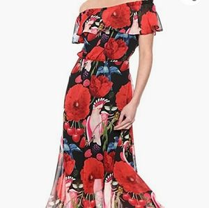 Birds of Paradise Betsey Johnson Maxi dress 6